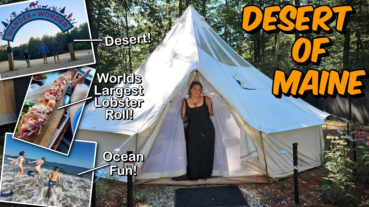 Glamping At Desert Of Maine Is MORE Than We Thought
