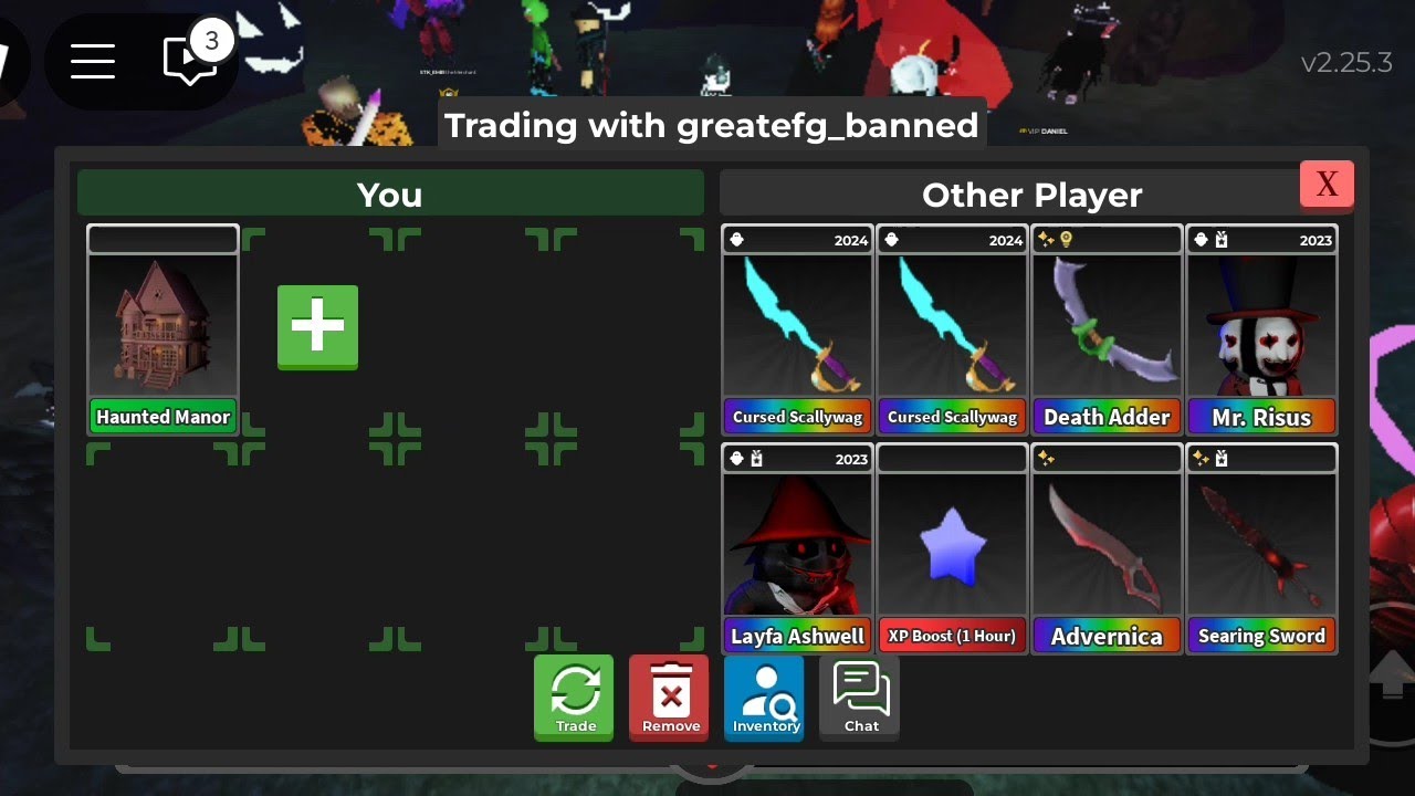 Trading Haunted Manor (Part 3) | Roblox | Survive The Killer