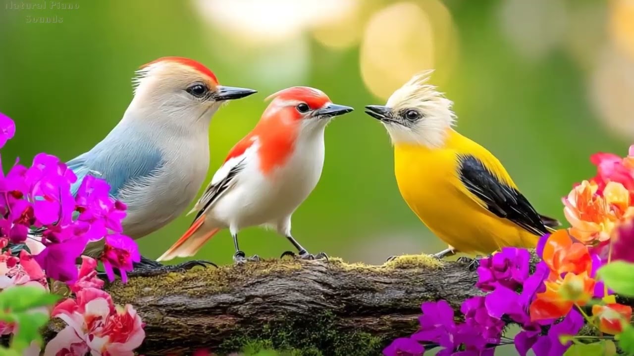 Birdsong 🕊️🕊️🕊️& Piano  Soothe Your Worries Away