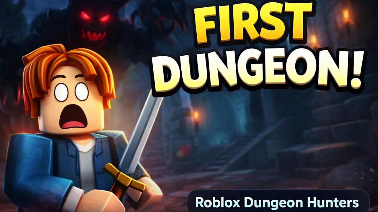 Roblox Dungeon Hunters Gameplay | First Dungeon & Epic Fights