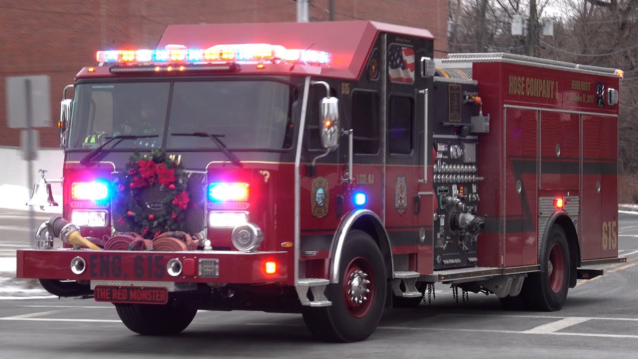 Lodi Volunteer Fire Department Engine 615 Responding 