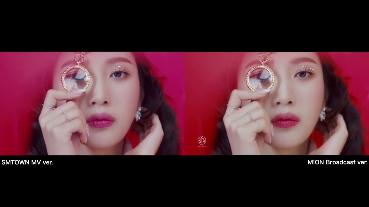 RED VELVET WILDSIDE mv comparison YouTube vs M!ON