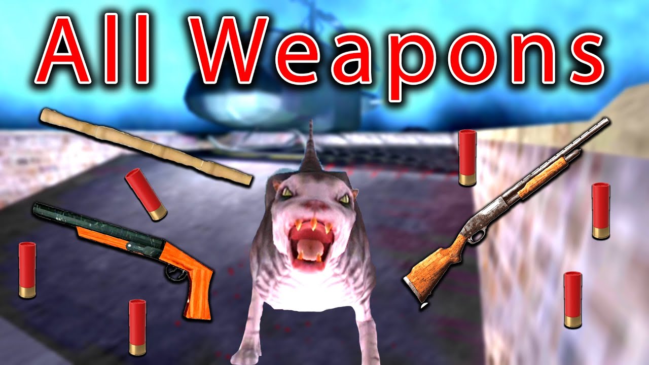 Psychopath Hunt Cat VS All Weapons