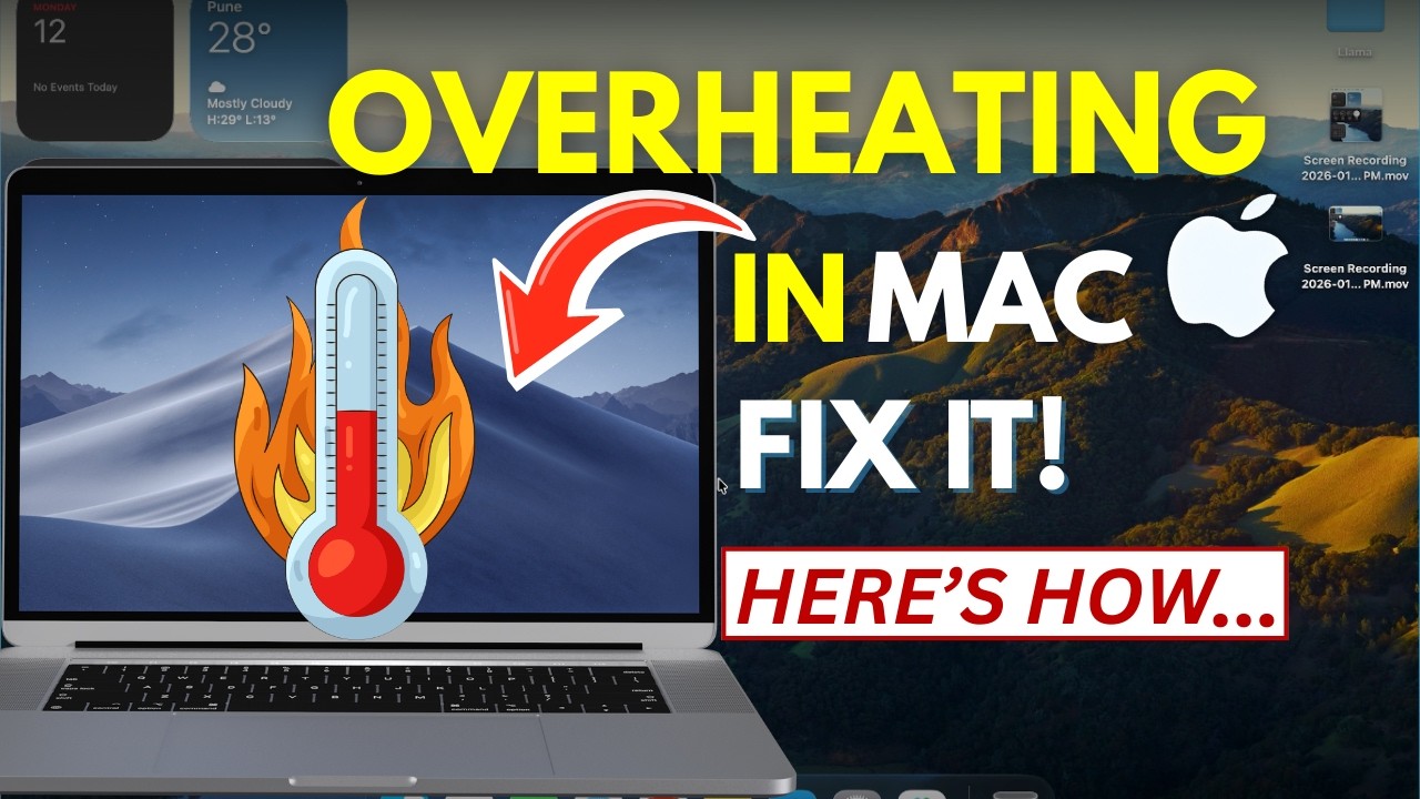 Mac Overheating Fix - MacBook Heating Problem Solution