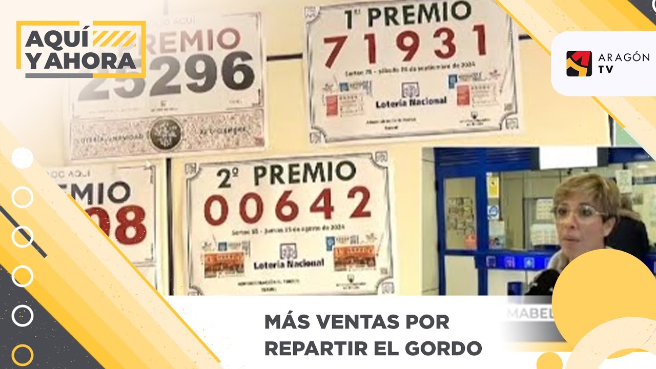 Esta administración de Teruel vende más décimos por haber repartido el 'Gordo' de 2023