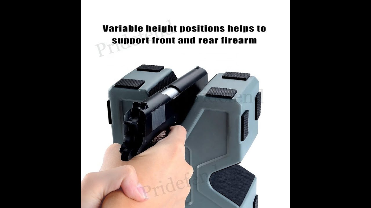 Pridefend Non-Slip Block Bench Rest Rifle Pistol Shooting Gun Rest