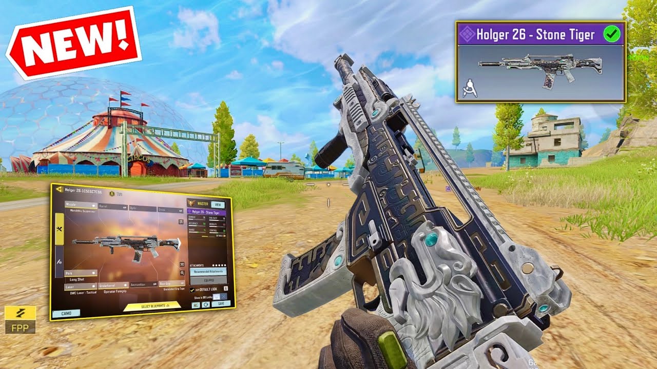 *NEW* HOLGER 26 - STONE TIGER IN COD MOBILE | BEST HOLGER 26 GUNSMITH CODM BR