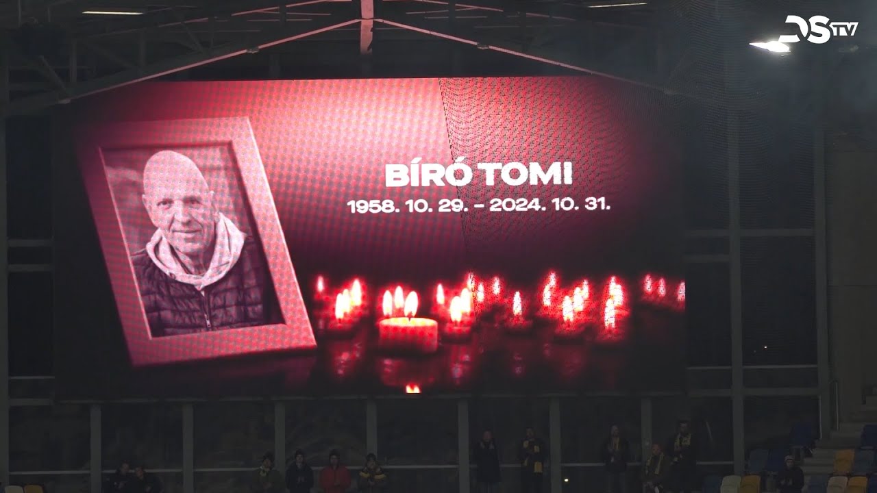 Bíró Tomira, a DAC bemondójára emlékeztek a kupamérkőzés előtt