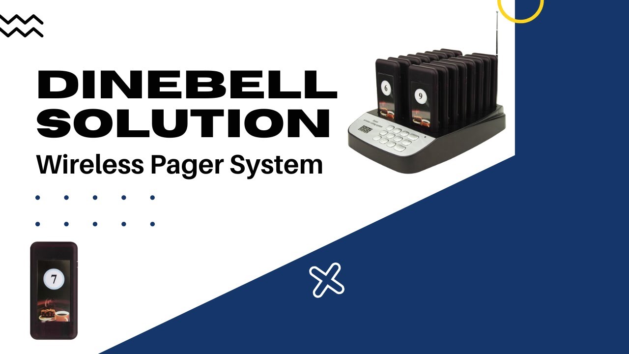 Wireless Pager System Demo : Guest Paging System For Restaurants | Dinebell Solution