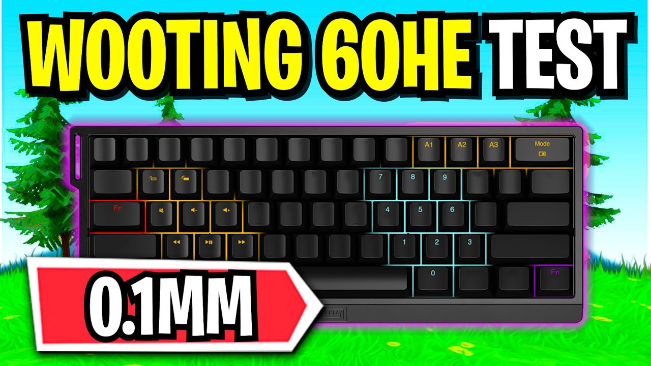 Trying Wooting 60HE in Fortnite & Sound Test!