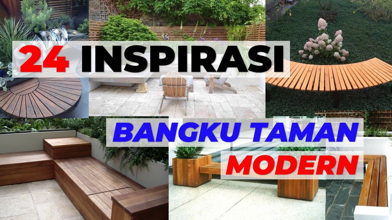 BANGKU TAMAN MINIMALIS MODERN SEDERHANA TERBARU