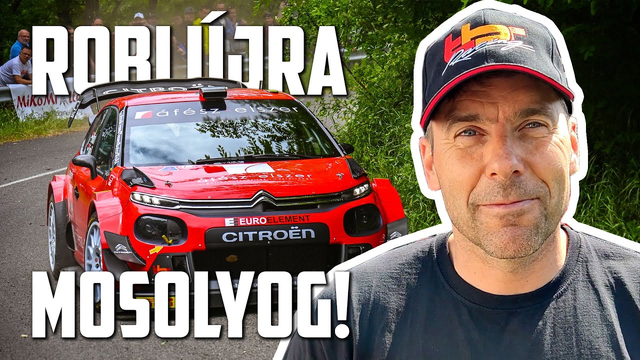 ROBI ÚJRA MOSOLYOG - Az újjáépült C3WRC első hivatalos tesztje