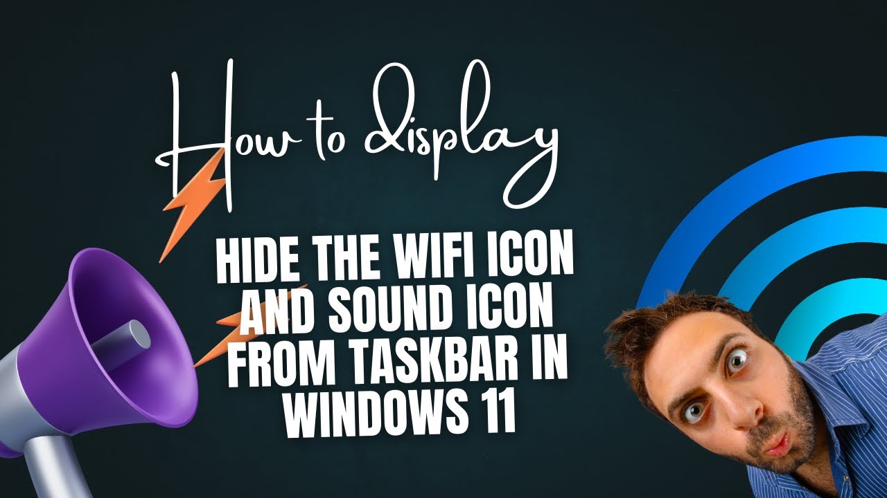 How to display/hide the wifi icon and sound icon from taskbar in Windows 11 (Works 2026)