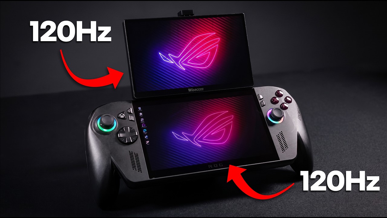 This 120Hz Dual Screen ROG Xbox Ally X Mod Is Wild!