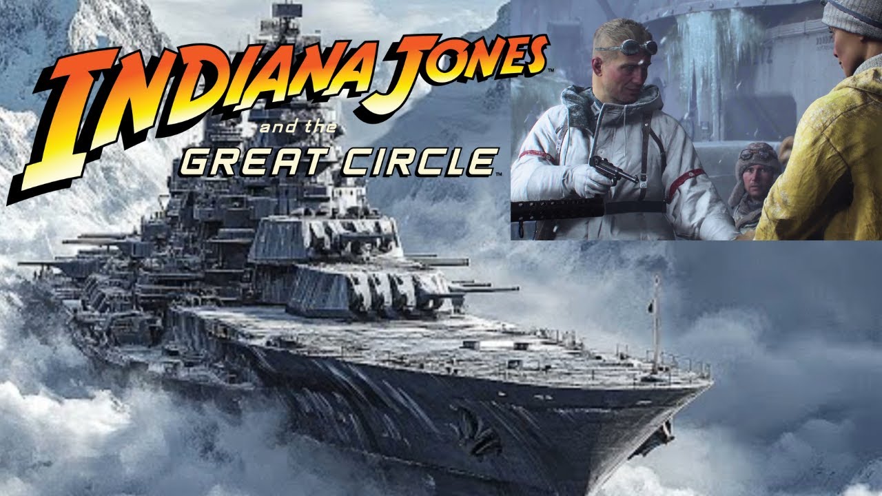🔴 NAZI BATTLESHIP avalanche SCENE * Indiana Jones and the Great Circle