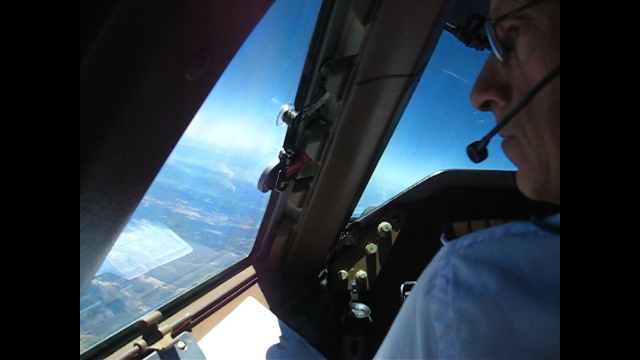 Cockpit ✈️ Boeing 747 San Francisco landing 2007 🌉