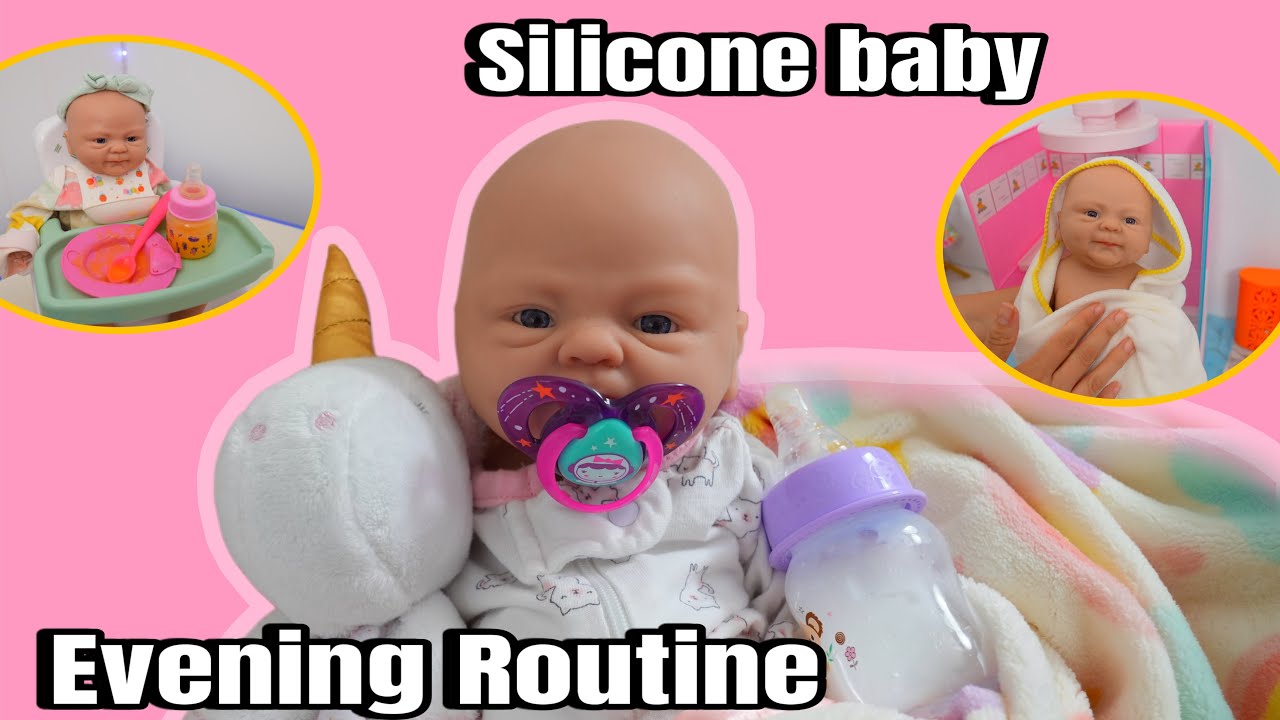Silicone baby Natalie's Evening Routine