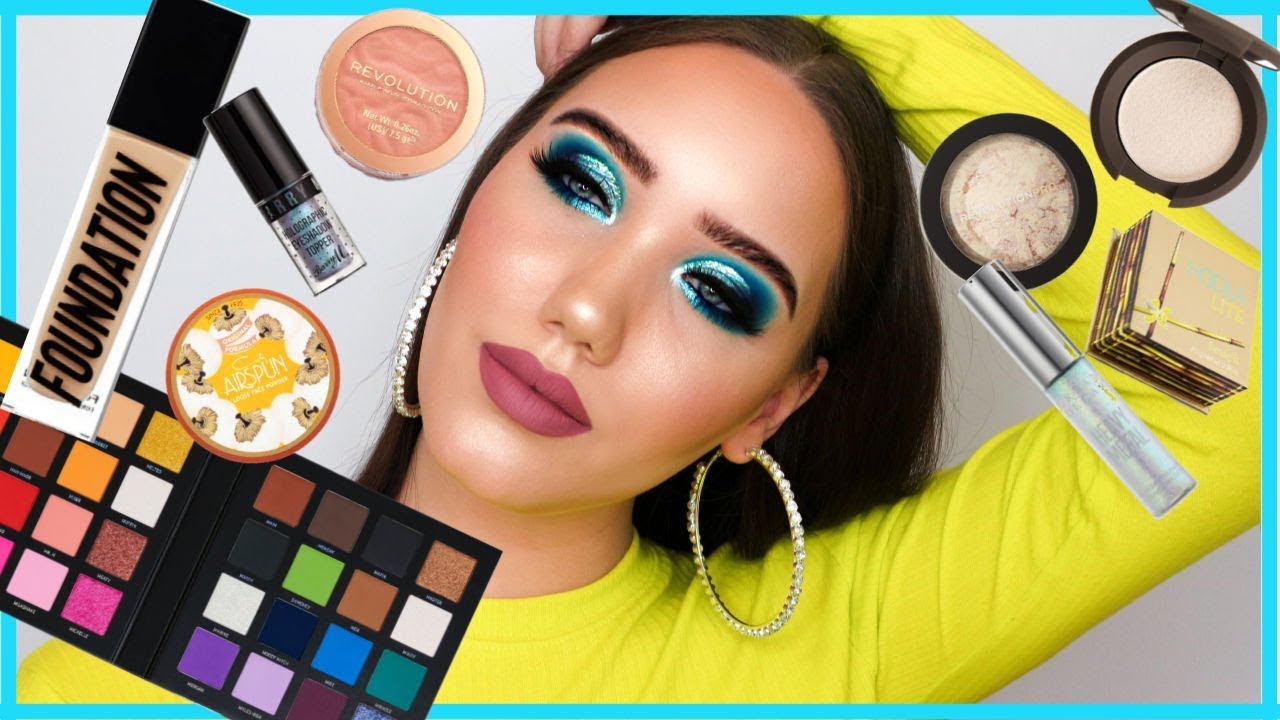 SPARKLY BLUE CUTCREASE MAKEUP TUTORIAL | BEAUTY BAY x MMMMITCHELL PALETTE | MAKEMEUPMISSA