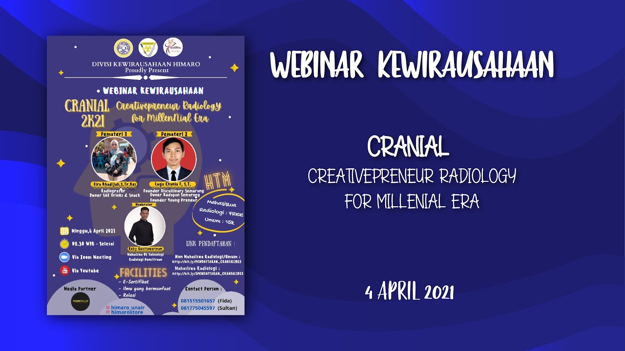 Webinar Kewirausahaan - CRANIAL 2021