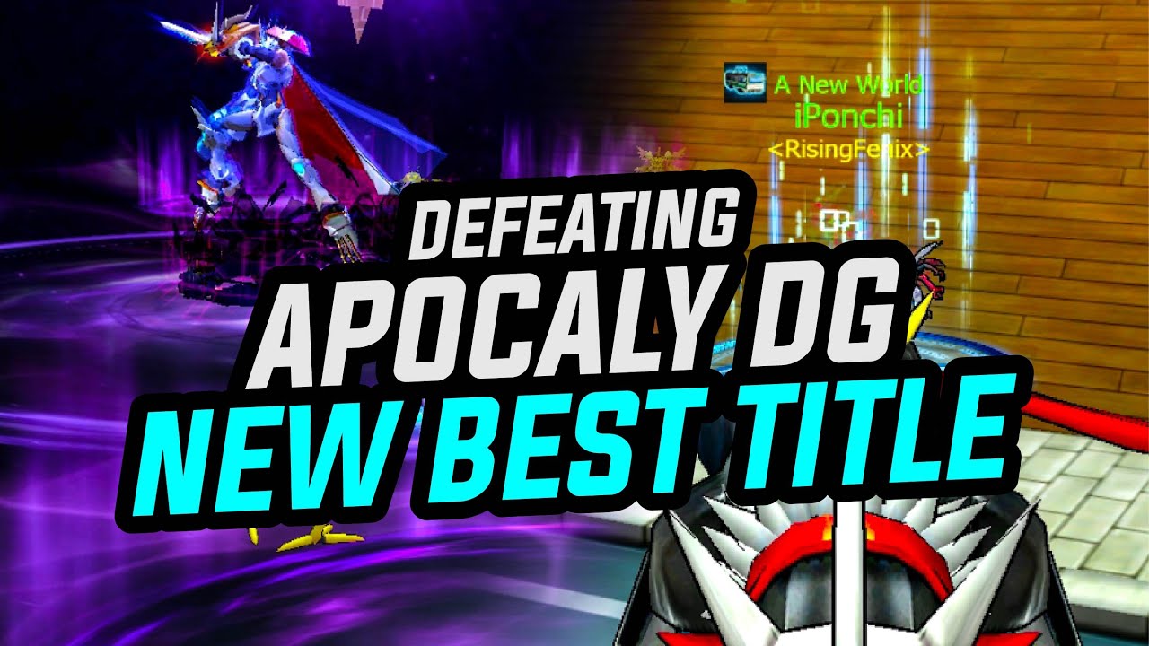NADMO Defeating APOCALY DG - Getting NEW BEST TITLE IN GAME