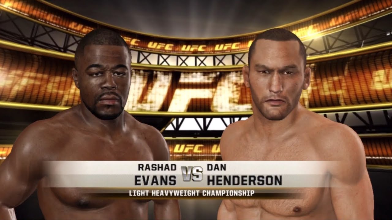 UFC Undisputed 3 Gameplay Rashad Evans vs Dan Henderson
