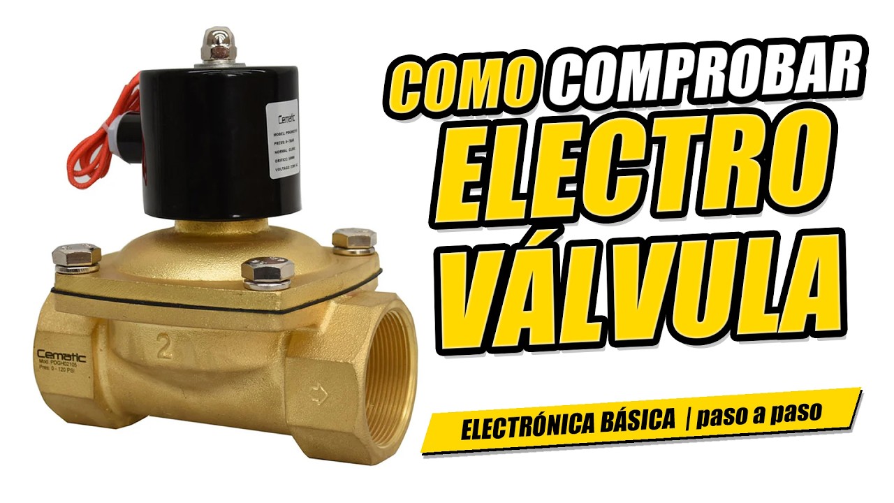 Como ✅ COMPROBAR  una ELECTROVÁLVULA 💧