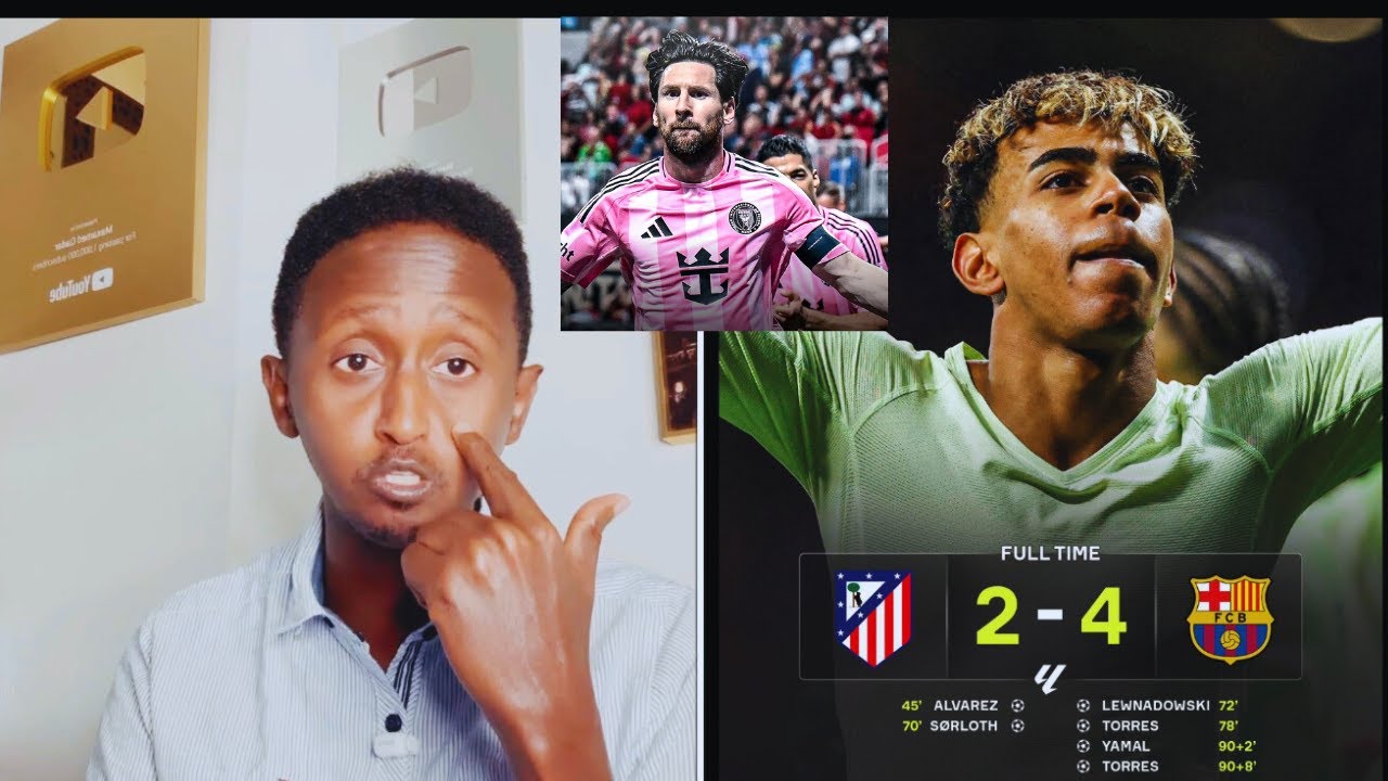 I AAMIN BARCELONA waa kooxda ugu fiican Dunida hada Xita Simione waa yaabay 2-4,MESSI xalaya,UNITED+