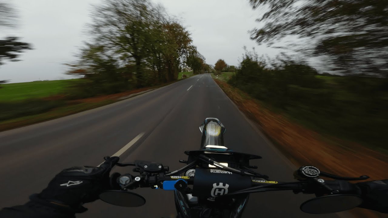 HUSQVARNA FE 501 2024 | AKRAPOVIC + QUICKSHIFTER | ENGINE SOUND |  COLD AUTUMN | HUSKYJAN