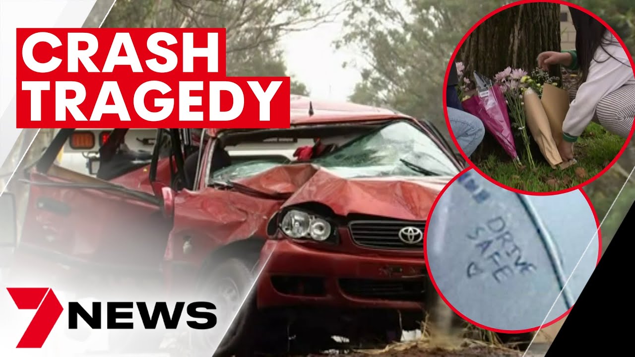 Tragic details on a crash that claimed four young lives – police make an emotional plea | 7NEWS