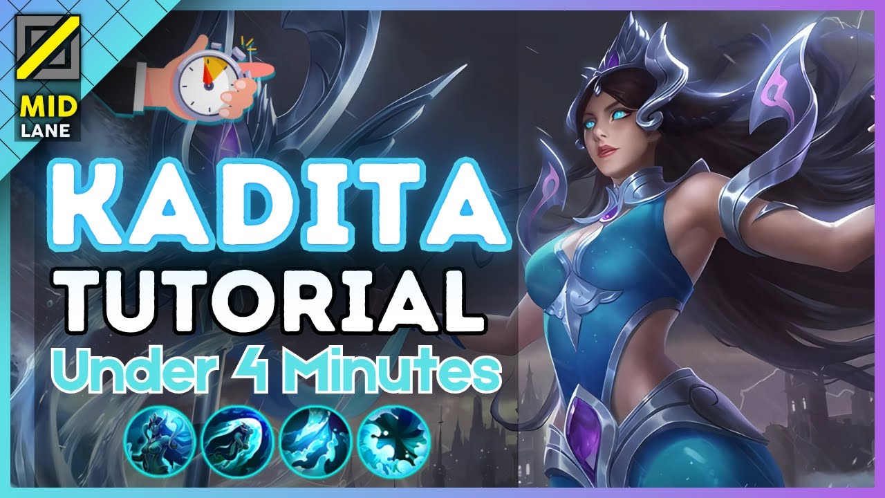 4-Minute Kadita Tutorial in the Mid Lane || (MLBB S36) 2025