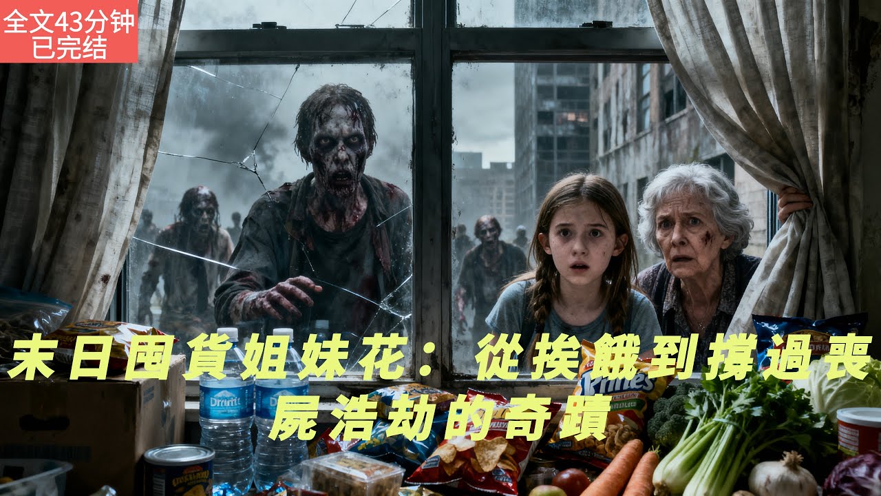 【全文四十三分鐘已完結|一口氣看末世生存系列】末日囤貨姐妹花：從挨餓到撐過喪屍浩劫的奇蹟