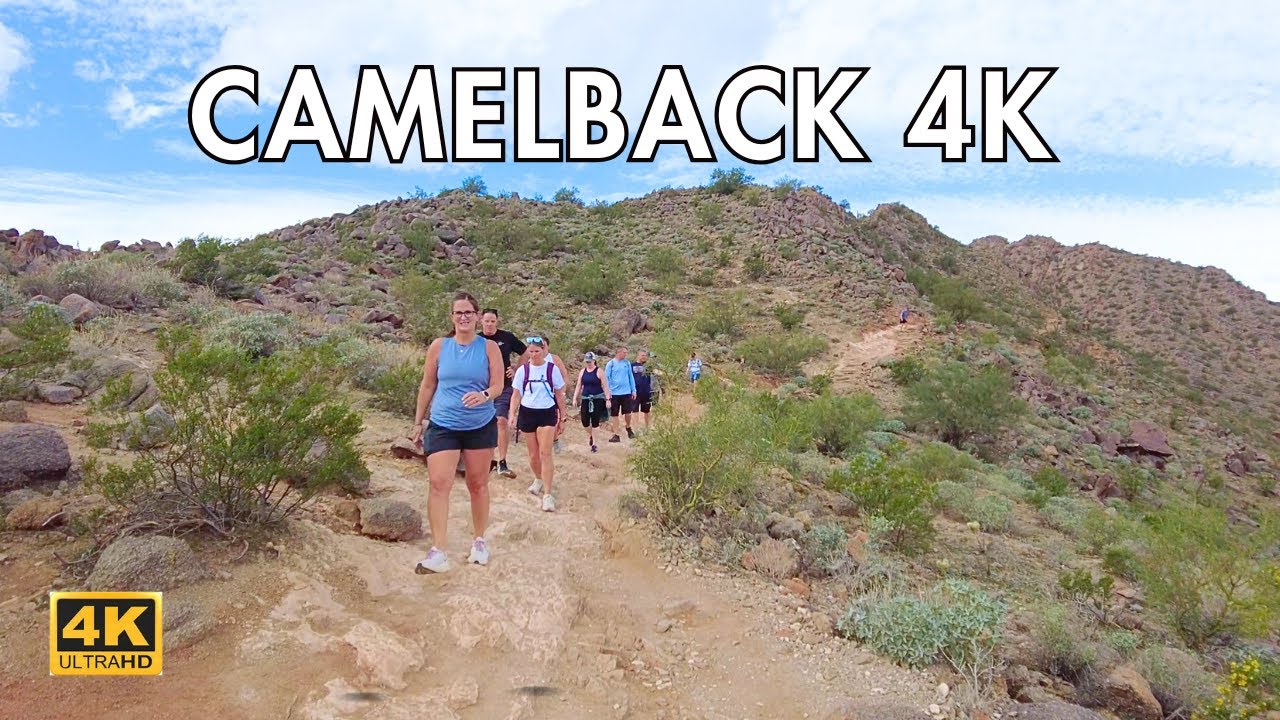 SCOTTSDALE CAMELBACK MOUNTAIN CHOLLA TRAIL FULL HIKE [4K]