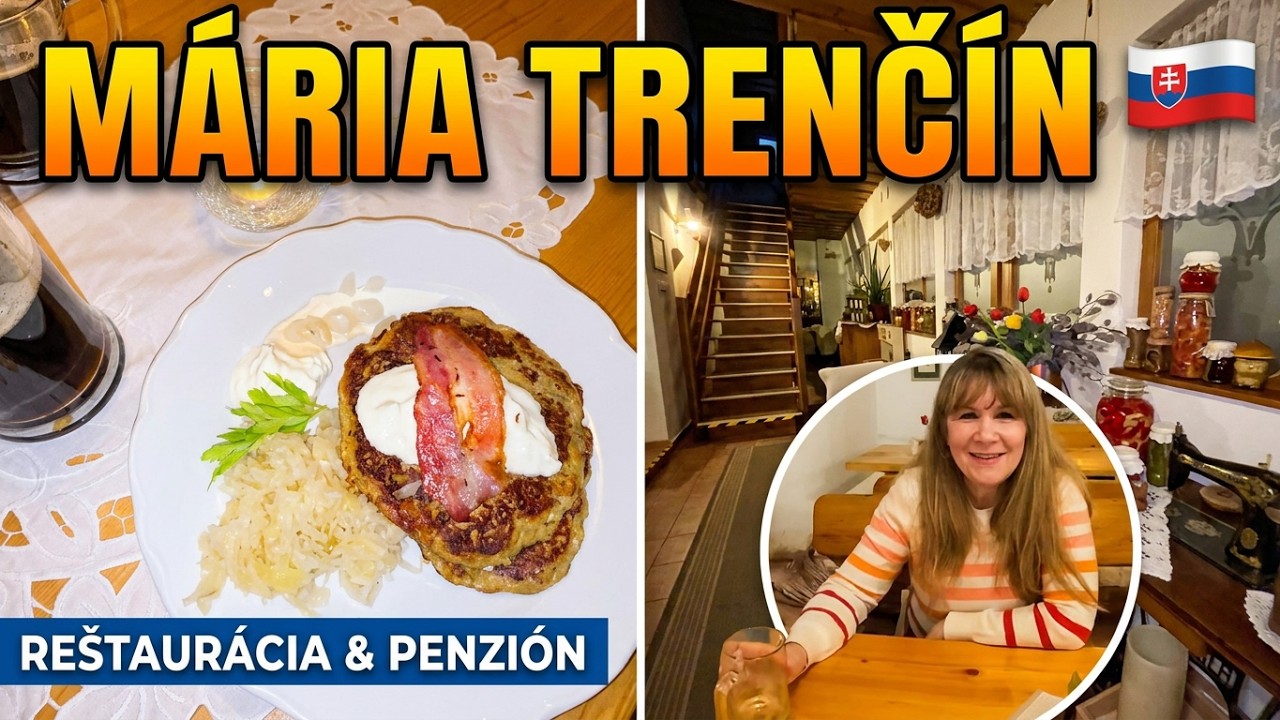 🥘 Tradičný sedliacky štýl, slovenské chute a ukážka izieb v Penzióne a reštaurácii Mária, Trenčín