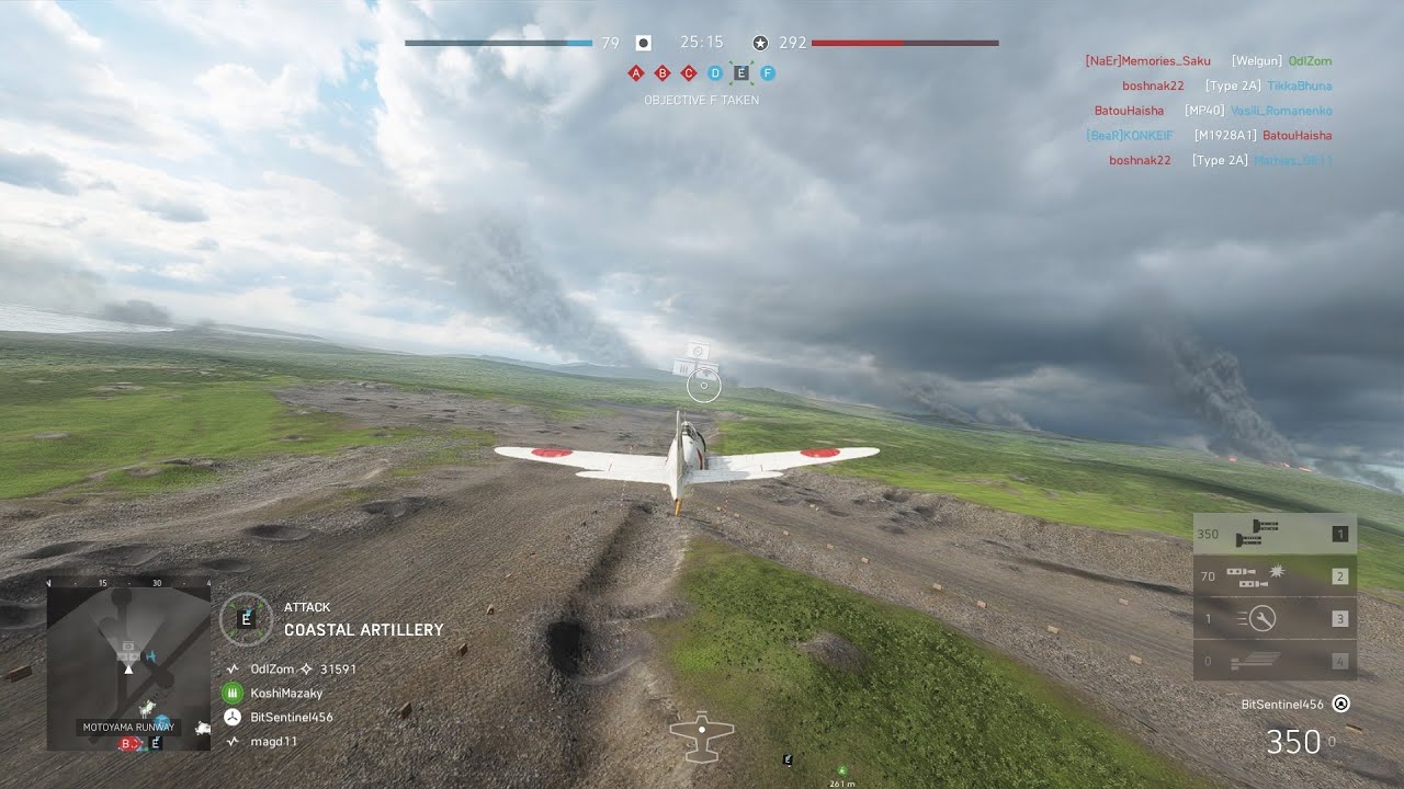 Battlefield 5: ZERO A6M5 Plane Conquest Gameplay (No Commentary)