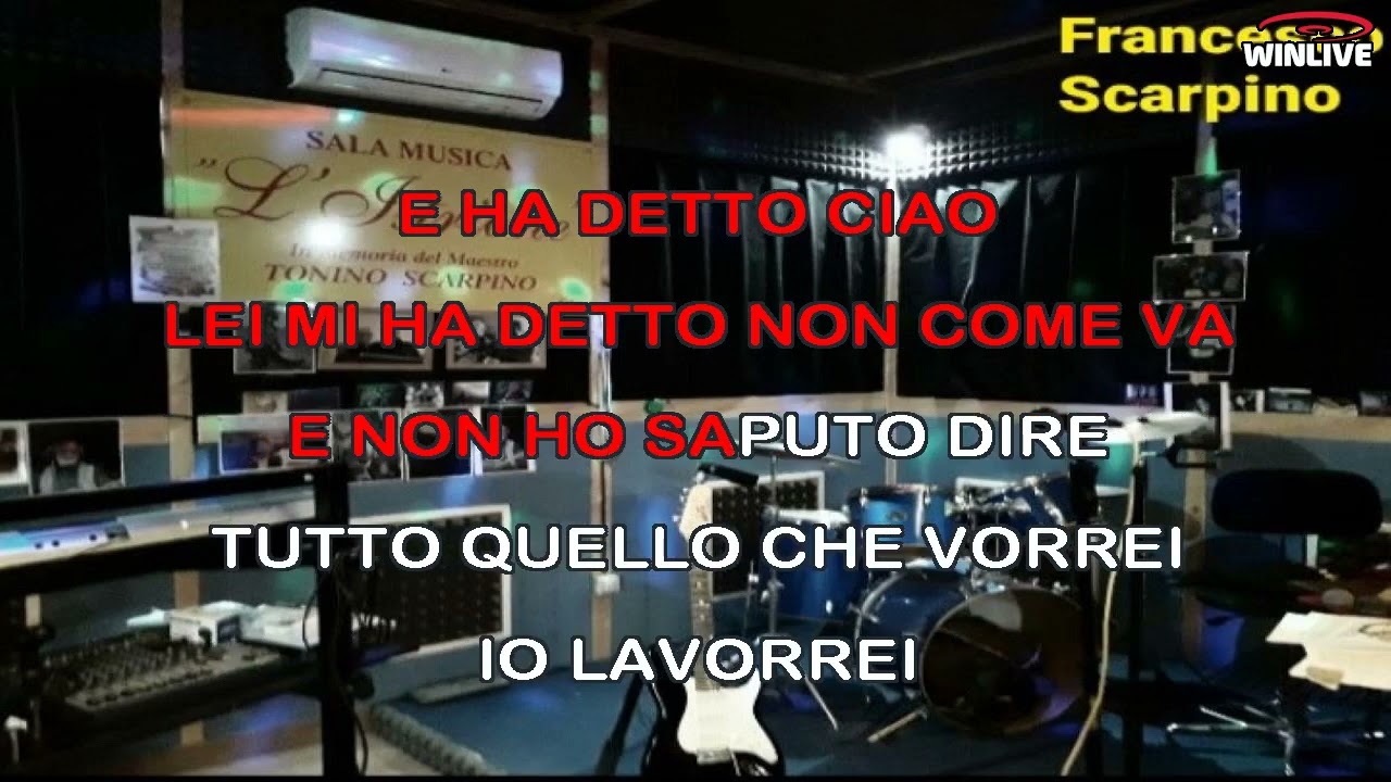 Karaoke - FRANCO  BASTELLI & A  ZIBETTI (Un uomo innamorato) Parlato +Cori K5