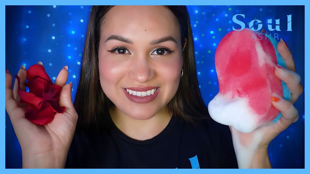 asmr spa 🥰 baño de rosas 🌹 y masaje (susurros) 🤫 | Soul ASMR