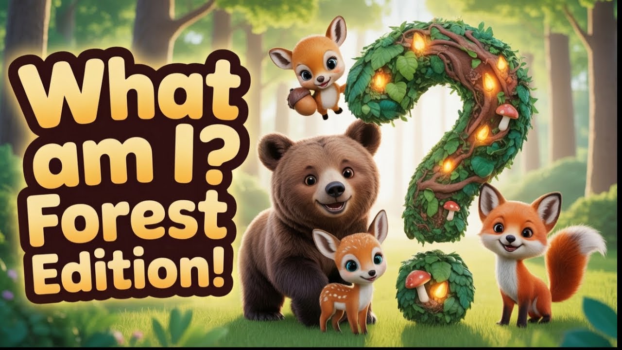🌲What Am I? Forest Edition| Guess the Animal Song for Kids| Animal Guessing Song for Preschoolers