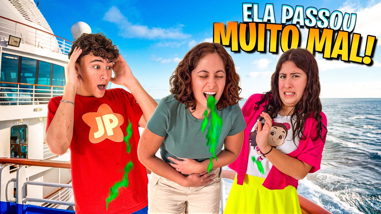 Passei muito mal com o balanço do mar 🤢 Vomitei?