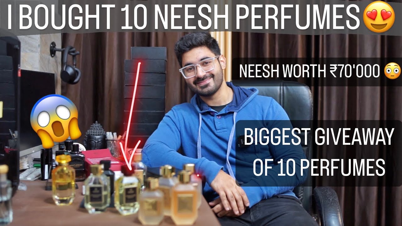 BIGGEST GIVEAWAY 💰🤑😻  70'000 WORTH OF PERFUMES 😘 BOUGHT ALL THE NEESH PERFUMES 😱