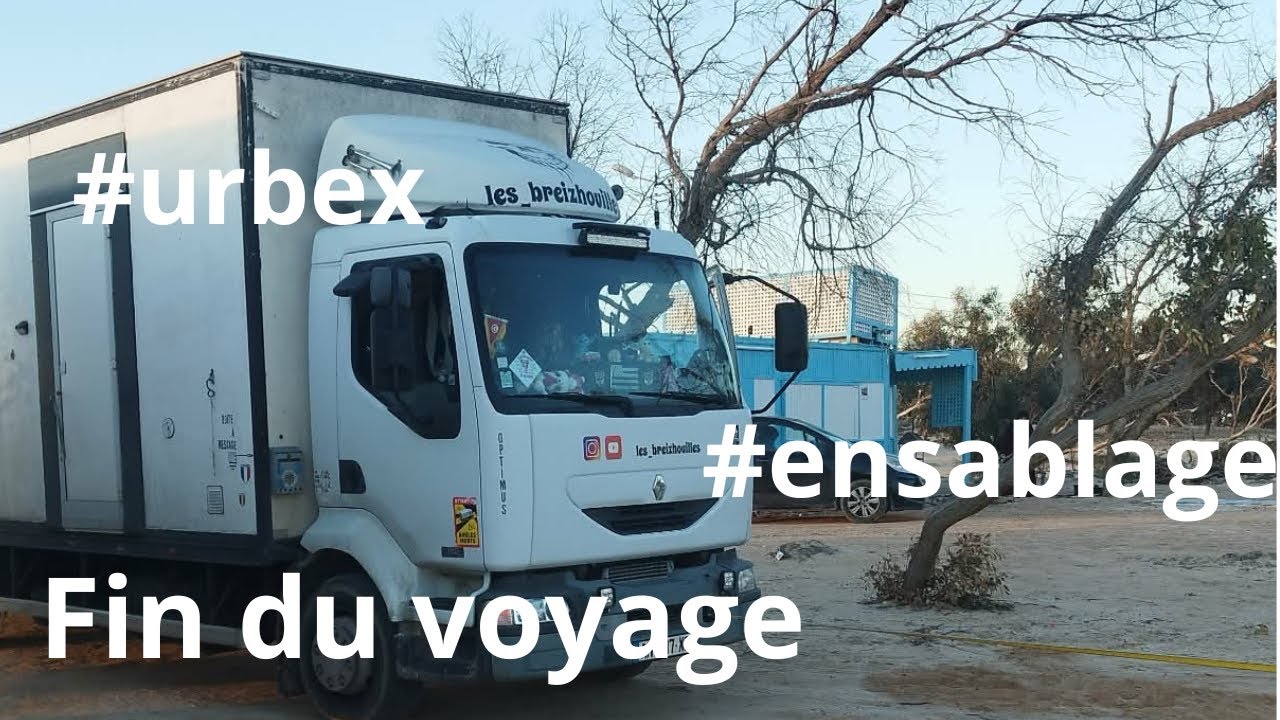 Le voyage s'arrête brutalement... #urbex #tunisie #plage 