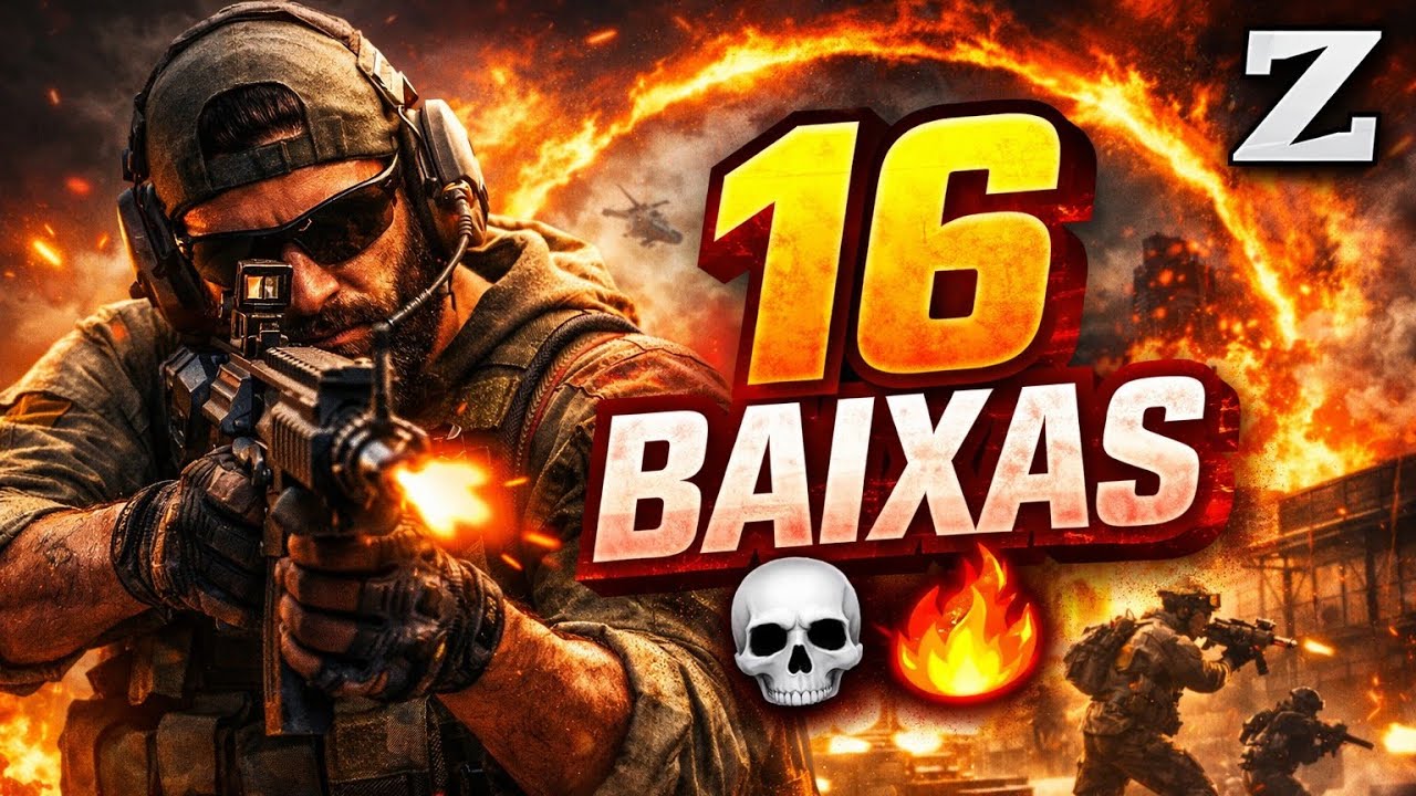 🔥 16 BAIXAS NO SQUAD! Final Insano no Warzone 💀🏆