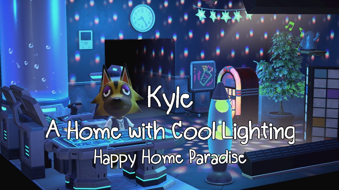 [ACNH] Happy Home Paradise | Kyle's Home | A Home with Cool Lighting | Speed Build