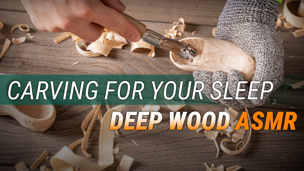 Satisfying ASMR | Carving Wood Like Butter for Sleep (No Talking)