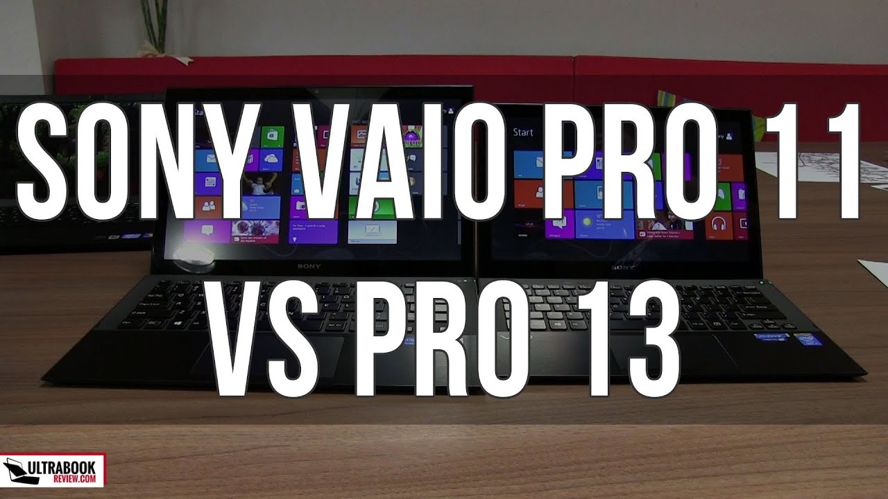 Sony Vaio Pro 13 vs Sony Vaio Pro 11 comparison