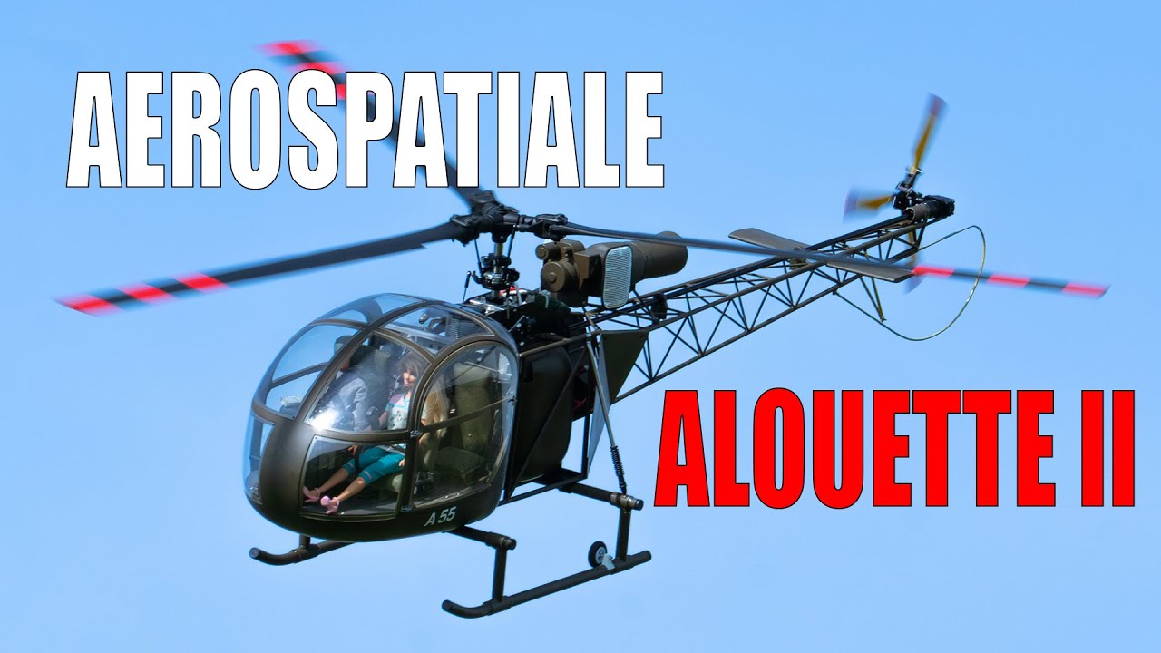 ALOUETTE II - 1:6 SCALE HELI - AIR 2 AIR VIDEO
