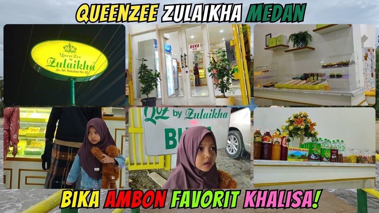 Beli Bika Ambon Favorit di Queenzee Zulaikha Medan Johor &mdash; Suasana Toko & Bika Kesukaan Khalisa!