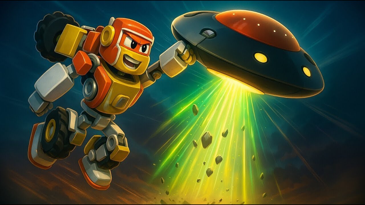 НЛО наблюдение! 👽 Robofuse | Спасательные автомобили для детей