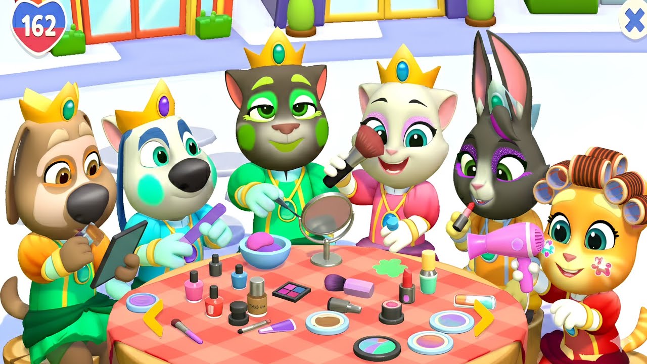 Princess Club in My Talking Tom Friends 2 Christmas update Gameplay Android ios 