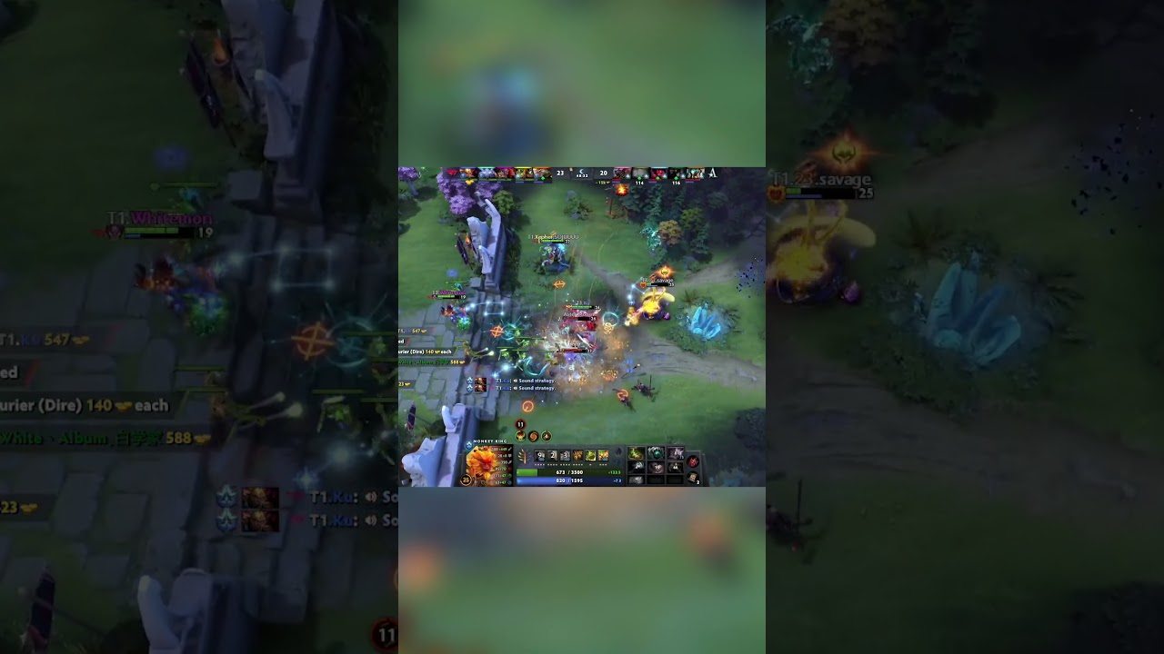 XEPHER SLAPPING LIMPP SF INTO OVER REALM | T1 VS ALLIANCE - THE INTERNATIONAL - TI10 CLIPS #SHORTS