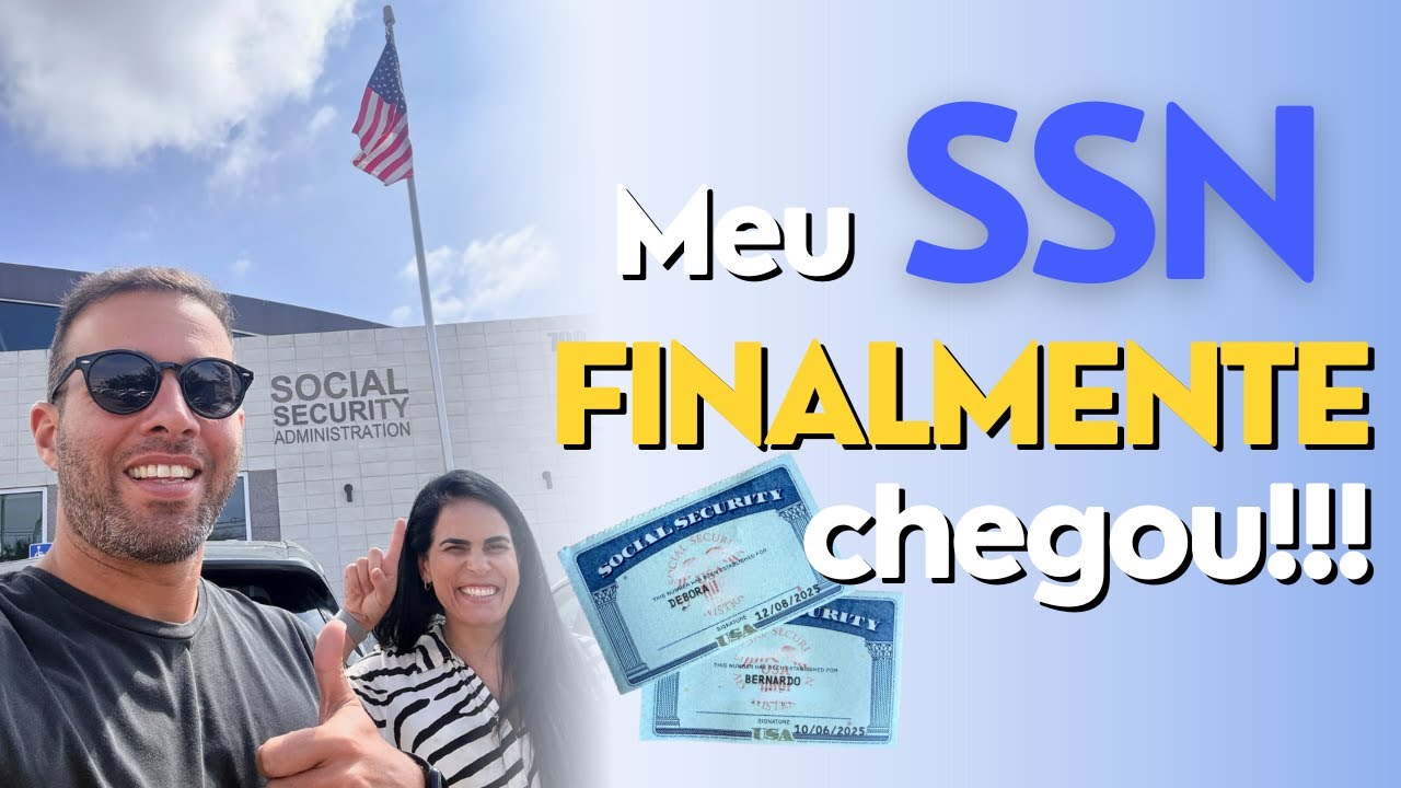 Finalmente meu SSN chegou! 😱🇺🇸 | Como foi o processo e a chegada do meu Social Security Number